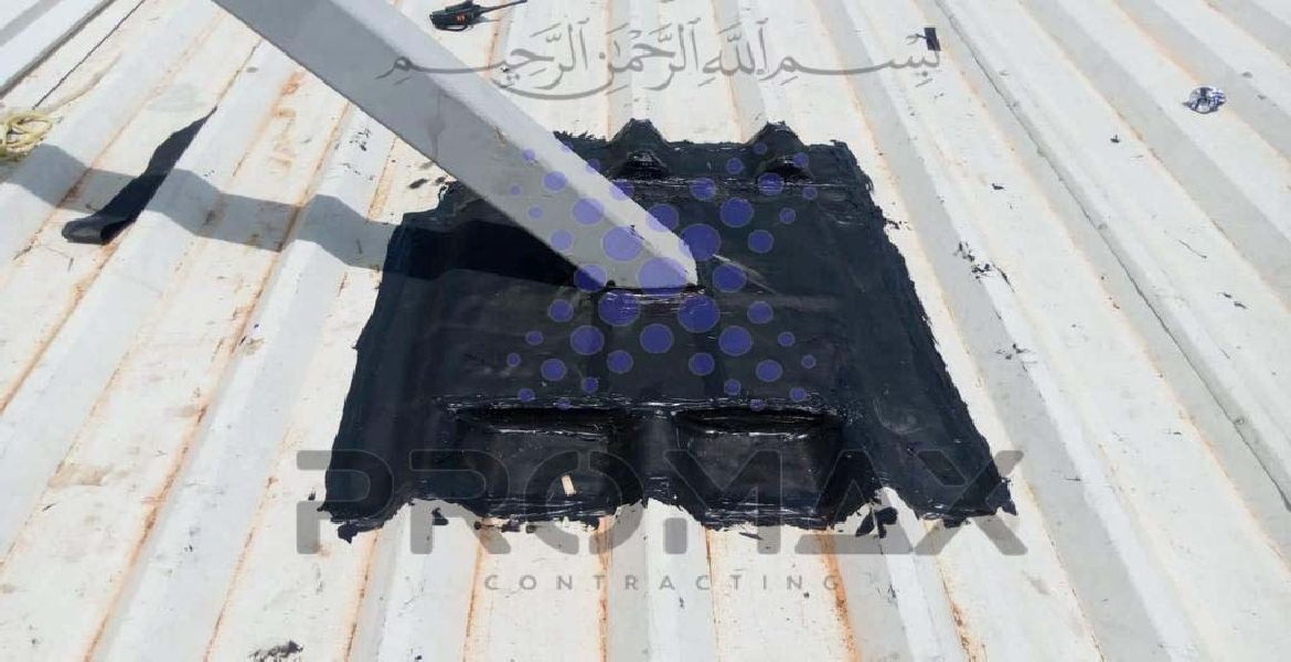 City Diamond Legs - metal roof waterproofing project by Promax in Dubai, UAE